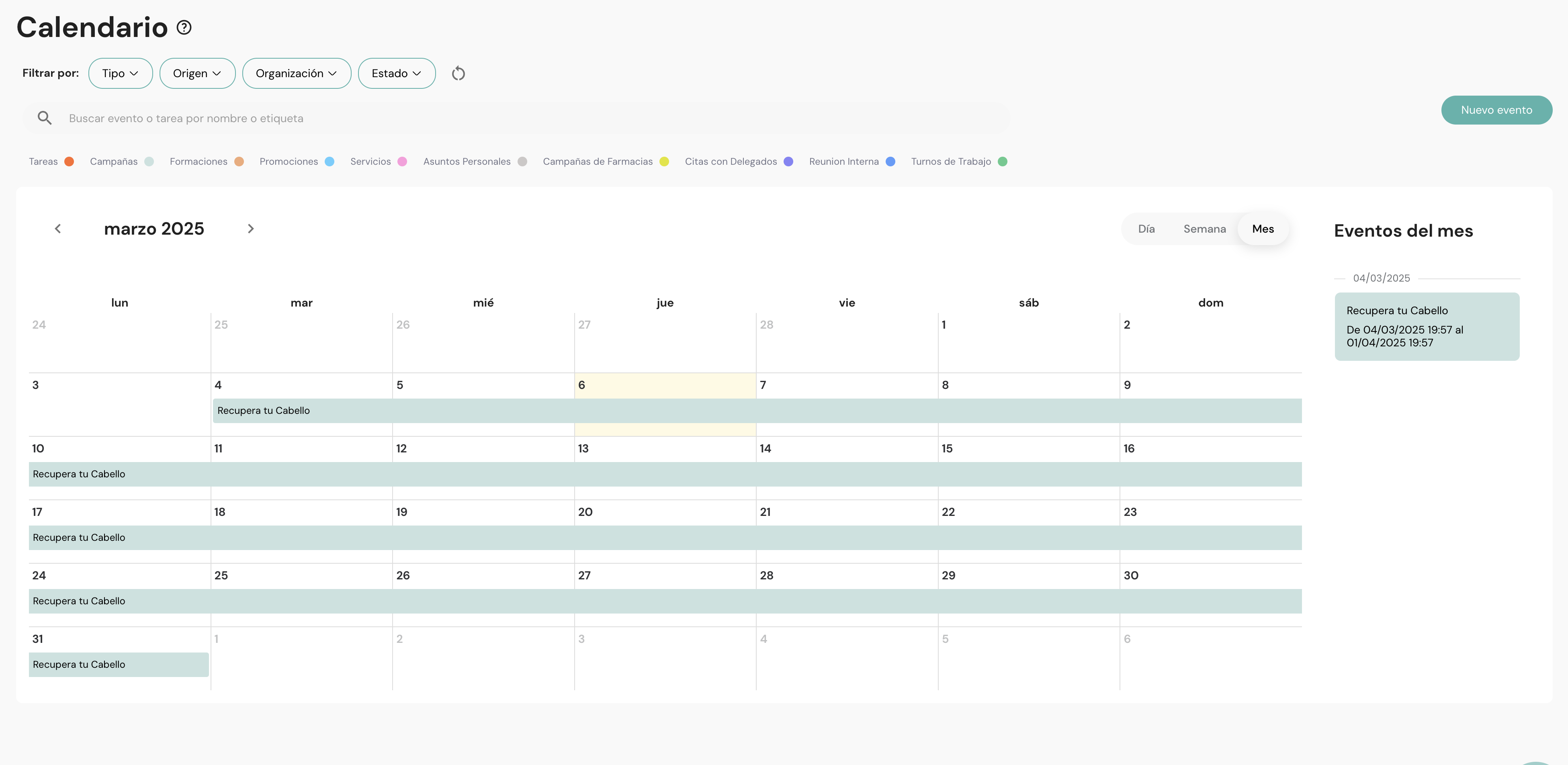 calendario
